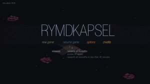 Rymdkapsel: a new strategy by the minimal graphics and unpronounceable name comes on the Play Store